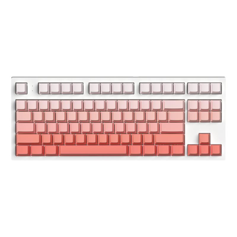 腹灵MK870Pro腮红侧刻渐变键盘