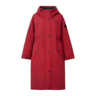 王一博同款【大师裁剪】鸭鸭情侣派克羽绒服女中长款收腰外套男