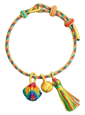 端午节五彩绳粽子手链五色手绳