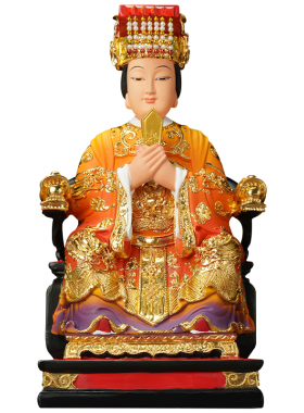【结缘佛像】树脂妈祖娘娘海神朝天圣母天上天妃天后娘娘神像摆件