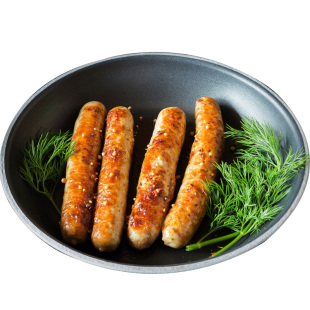 Confee 法式斯特拉斯堡香肠肉糜热狗肠猪肉鸡肉蒜味肠西餐250g