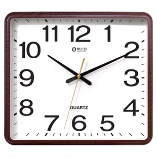 钟小白新中式钟表挂钟客厅2026新款轻奢高级感家用静音挂墙时钟