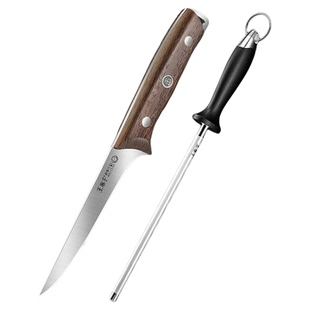 王麻子剔骨刀家用割肉屠宰刀杀猪牛羊卖肉分割刀肉联厂专用屠夫刀