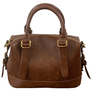 手提保龄球包包女士2025新款潮复古枕头包百搭多功能单肩斜挎包