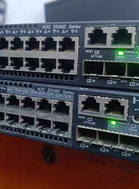 议价华三H3C S5560X-54C-EI 484万兆三层核心网管交换机机房下架