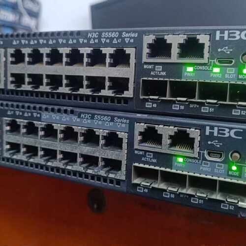 议价华三H3C S5560X-54C-EI 484万兆三层核心网管交换机机房下架