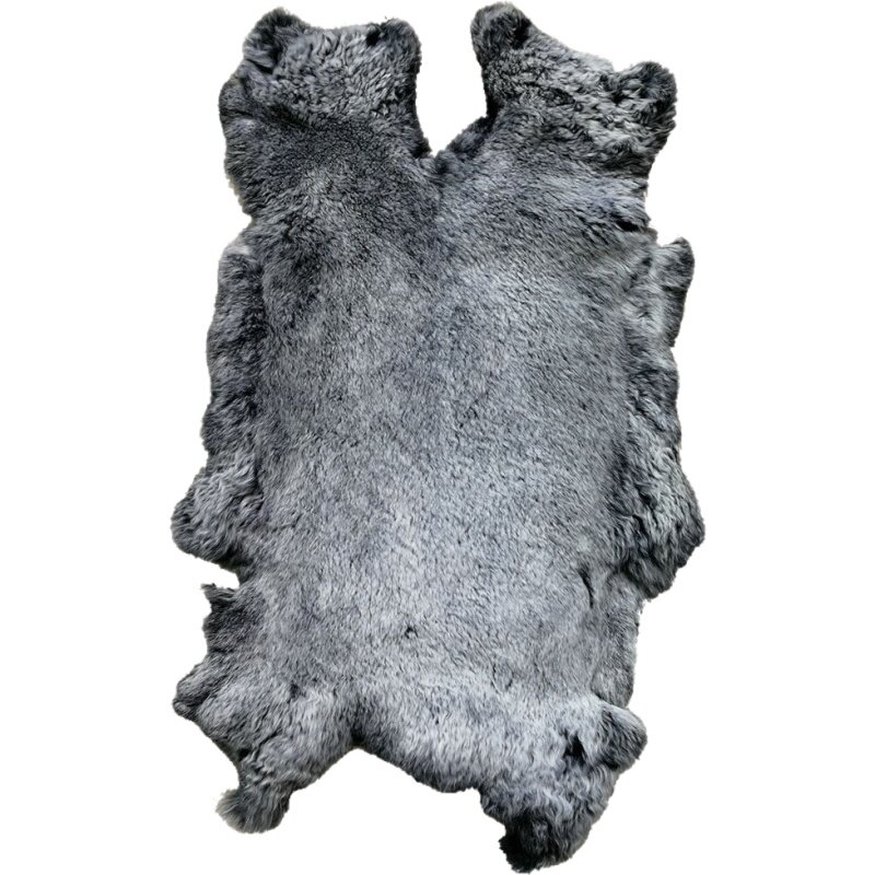 獭兔皮整张獭兔毛汽车扶手箱垫服装内胆制衣面料包包护膝护腰毛皮