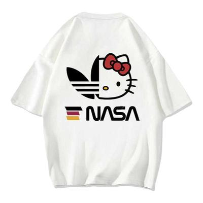 NASA联名helloKitty短袖t恤情侣