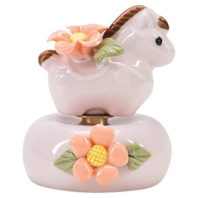 马年大吉转转乐手工捏制花朵