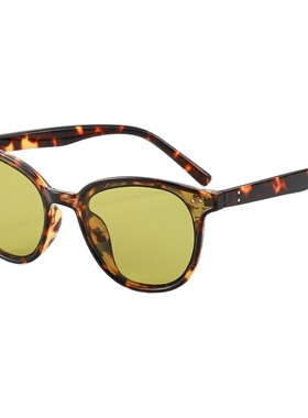 黑框茶色墨镜女防晒高级感网红方形太阳眼镜圆脸装饰防紫外线强光