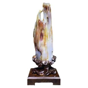 树化玉摆件风水镇宅木化玉客厅家居办公装饰桌面摆件玉石收藏送礼