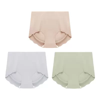 3条装曼妮芬无痕运动三角裤女生短裤轻薄包臀内裤女抗菌内裆底裤