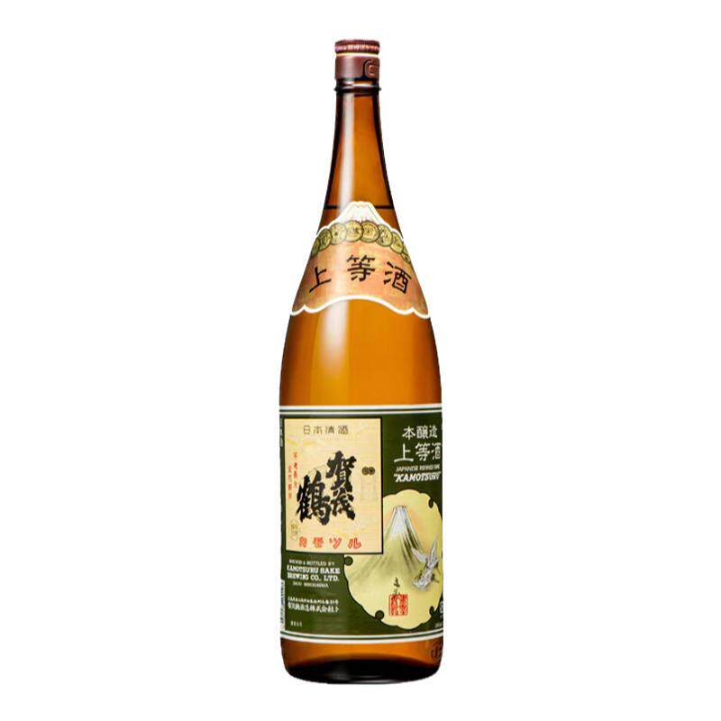 日本原装进口清酒 贺茂鹤本酿造上 等清酒1.8L 精米步合65%