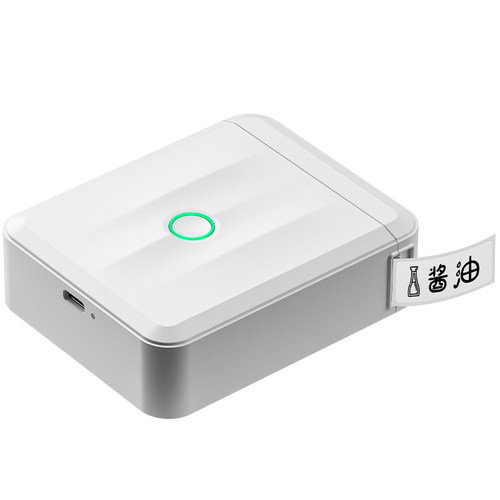 精臣D110标签打印机家用手持便携式蓝牙迷你小型热敏打价格价签智能标签机便签名字防水姓名贴透明贴纸打印机