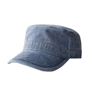 韩版复古显脸小可调节大码男女小码情侣大头围四季小头围平顶帽子