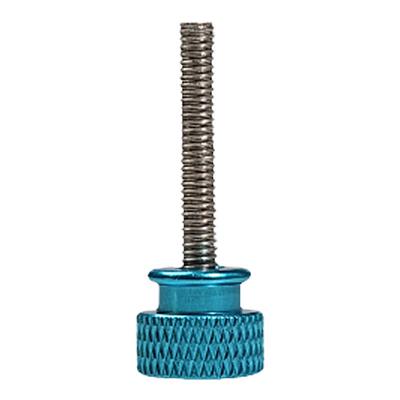 彩色滚花手拧螺丝钉 铝合金高头手柄m3/4x5*6不锈钢加长螺杆螺栓