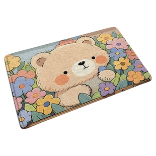 大江地垫浴室吸水家用可爱防滑脚垫卫生间门口洗手台厕所速干地毯