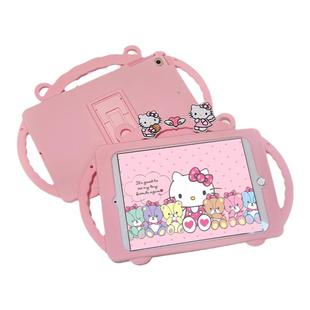 粉色Hellokitty苹果第九代ipad9平板air7保护套pro2022儿童10.9寸9.7电脑10代支架mini6硅胶aipaid8带挂绳
