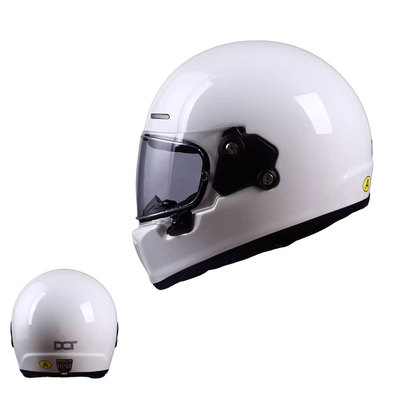 DOT蒂欧特复古头盔男女摩托车全盔夏机车复古巡航头盔蓝牙四季3C