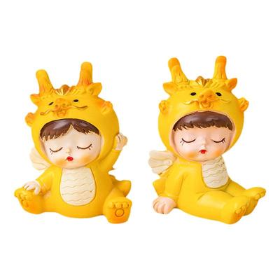 龙宝宝百天满月周岁生日蛋糕装饰