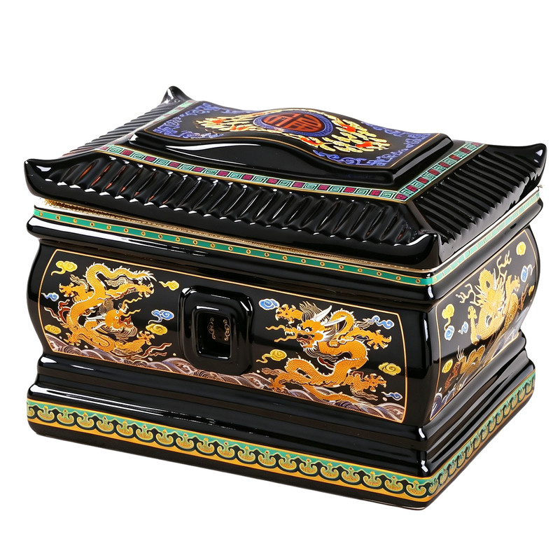 景德镇专业殡葬用品陶瓷骨灰盒