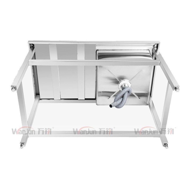 万钧商用不锈钢水池单星水池带操作台饭店大排档厨房配套水槽洗碗,家装主材,商用水槽,淘宝优惠券,粉丝福利购,淘宝优惠卷