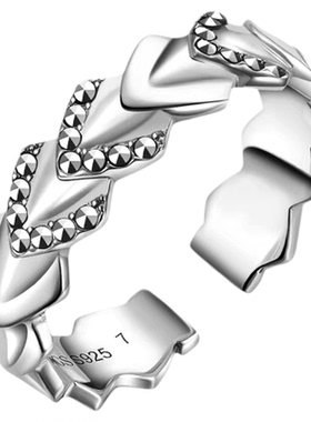 MGS/曼古银S925银戒指精致指环