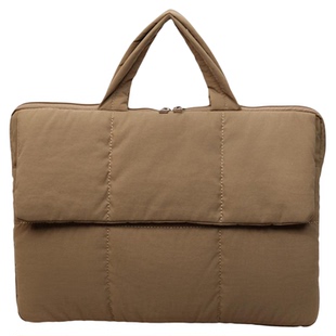 笔记本电脑包女士高级感男款大容量女生高颜值小众2026新款可爱防摔防震通勤斜挎14寸手提13.3英寸16内胆