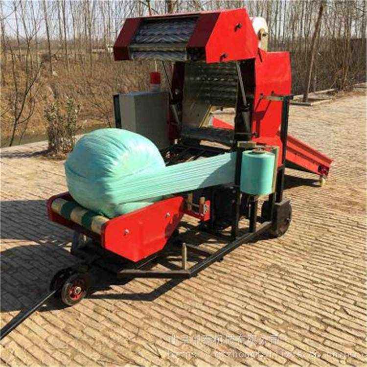 牧草收割打捆一体机稻麦草捆青贮打捆包膜机全自动青储黄储打包机,农机/农具/农膜,铡草机,淘宝优惠券,粉丝福利购,淘宝优惠卷