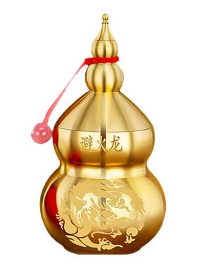黄铜祝福中式厨房避火龙瓶