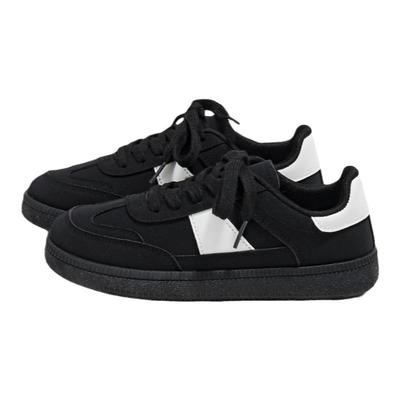 环球爆款原创百搭黑色德训鞋