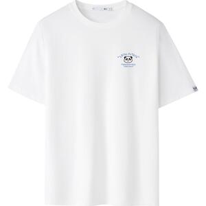 【凉感】HLA/海澜之家pandawowo熊猫短袖T恤