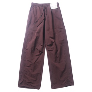 女装 春夏薄款 松紧腰速干运动裤宽松休闲工装长裤 虞服WY483001