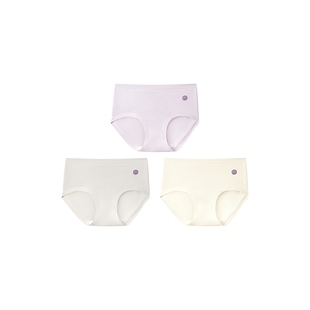 爱美丽3条装备忘裤天丝莫代尔内裤女10A抗菌桑蚕丝底档中腰平角裤