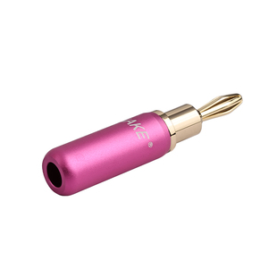 GOLD SNAKE 蛇王纯铜镀金香蕉头 音箱线插头 喇叭线插头