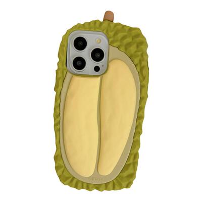 创意榴莲个性搞怪适用苹果15promax手机壳趣味iphone16新款13高级感12女14pro硅胶13promax防摔11全包手机套