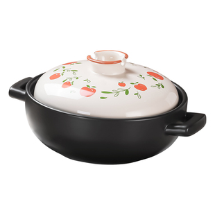 砂锅煲家用电磁炉燃气灶通用煲汤锅耐高温煲仔饭陶瓷沙锅煲汤炖锅