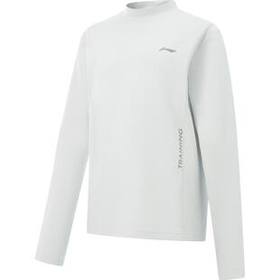 李宁儿童立领加绒长袖T恤打底衫速干男孩上衣冬季女孩男童装冬装