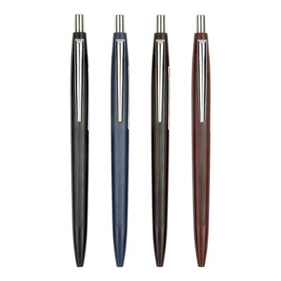 天卓按动中性笔梭形笔杆st笔头黑