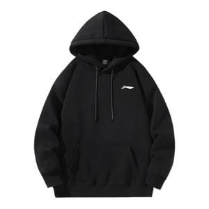 李宁卫衣男款连帽2025新款秋冬季加绒加厚运动青少年女款帽衫情侣