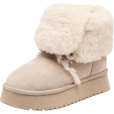 达芙妮零下40度雪地靴女款保暖