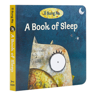 微瑕疵 il Sung Na 韩国插画家 睡前故事纸板书 睡眠之书 A Book of Sleep 低幼儿童绘本 尹成娜一本讲述睡眠的书【中商原版】