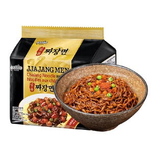 paldo韩国进口八道一品御膳炸酱面杂酱面干拌面速食拉面极地辣味
