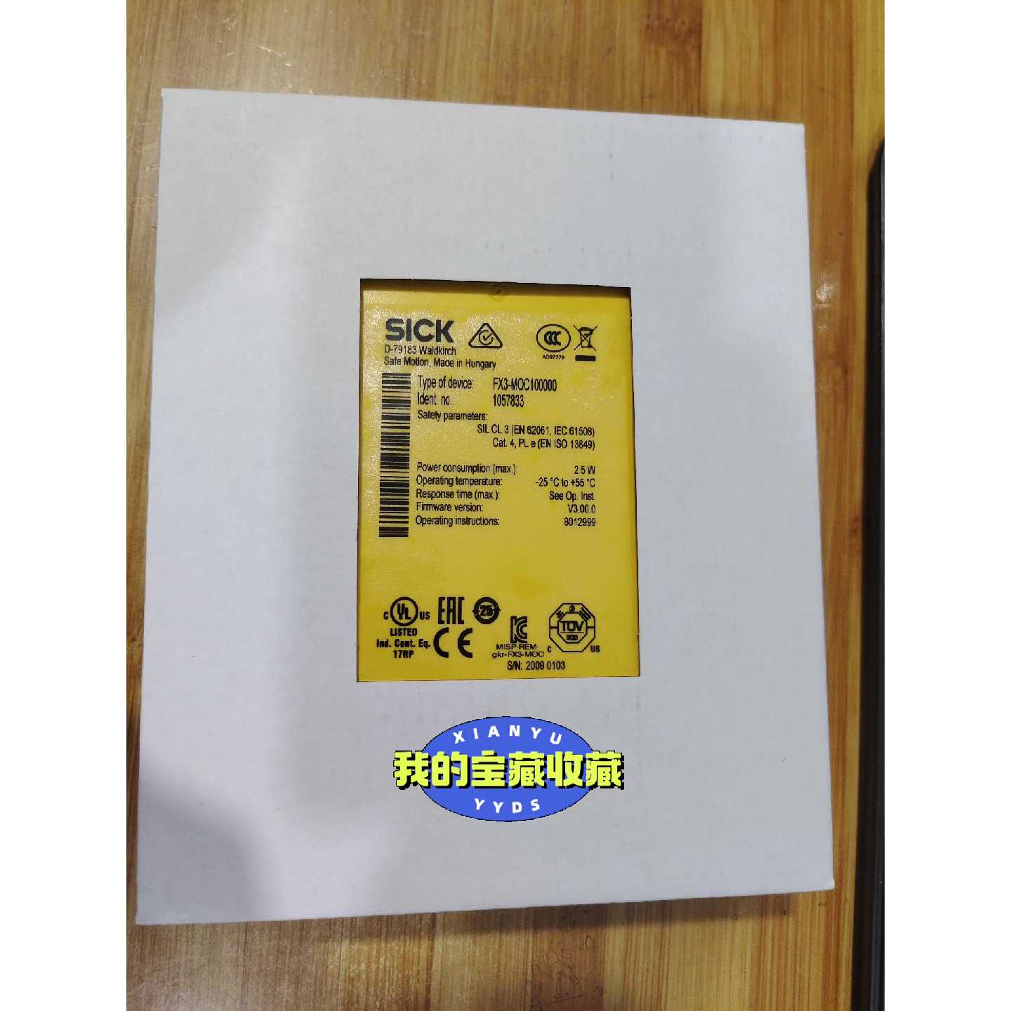 溢价-FX3-MOC100000 SICK西克安全继电器CPU订货