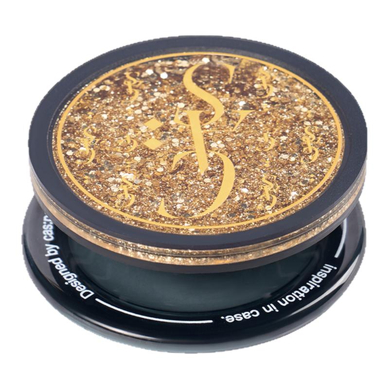 壳空间原创黑金cas磁吸手机支架无胶设计稳固不掉适用苹果华为