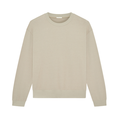 nicerice好饭肌理圆领宽松卫衣