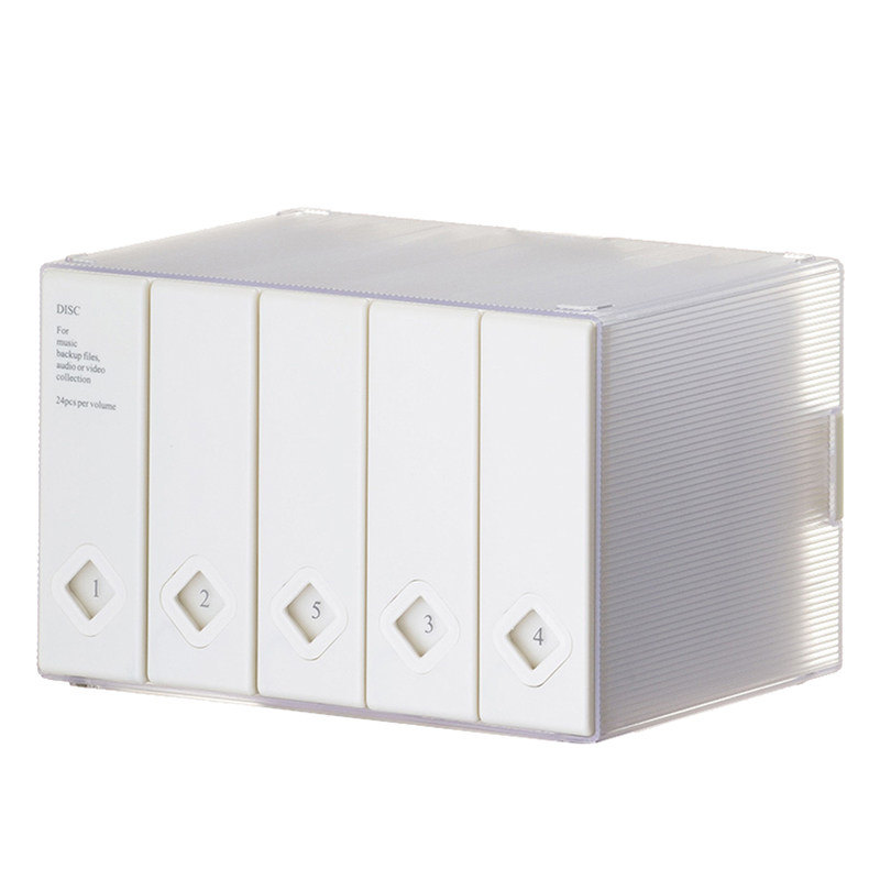 时代良品 120片CD盒组合CD册光盘收藏高档CD盒超大容量光碟收纳盒