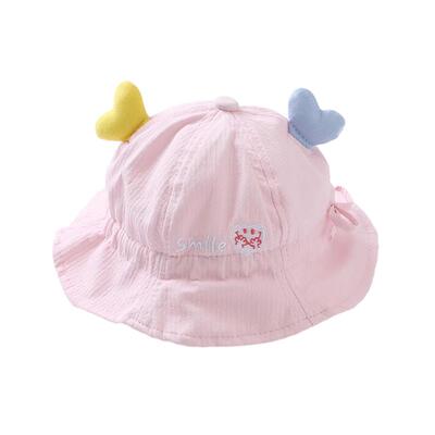 3-18春秋薄款纯棉可调节婴儿帽子