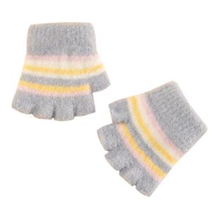 儿童手套冬季女童男童小童宝宝婴儿幼儿半指防寒保暖小孩冬天手套