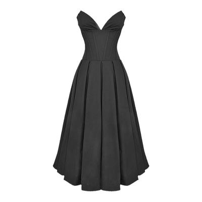 HouseofCB抹胸中长连衣裙